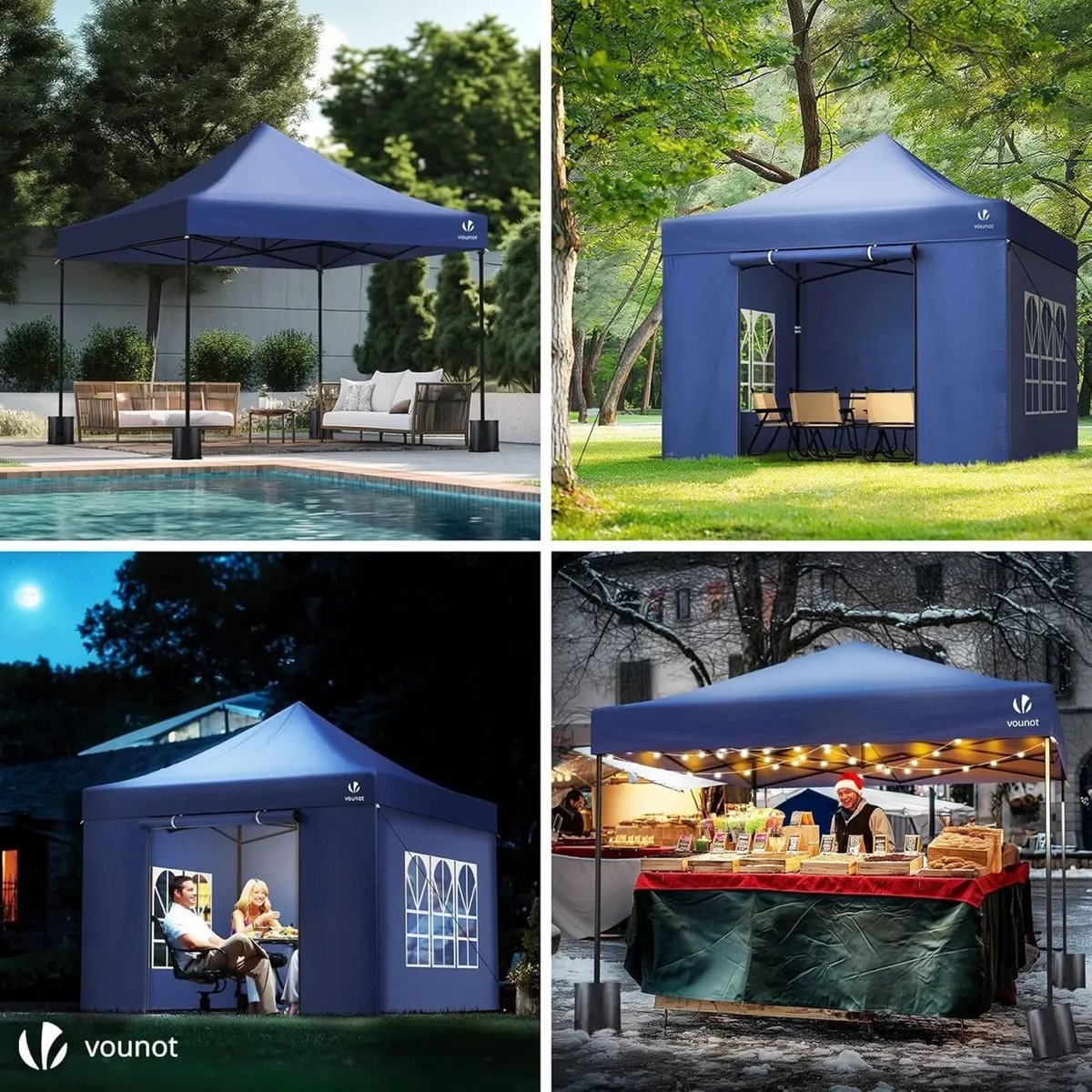 Gazebo 3x3M Steel Frame Folding Outdoor Canopy - Image 4