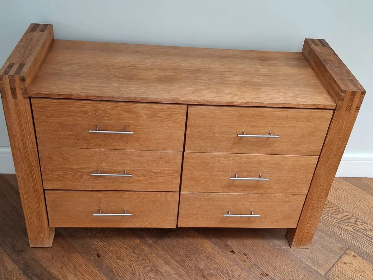 Solid oak wardrobe - very good condition - Image 3