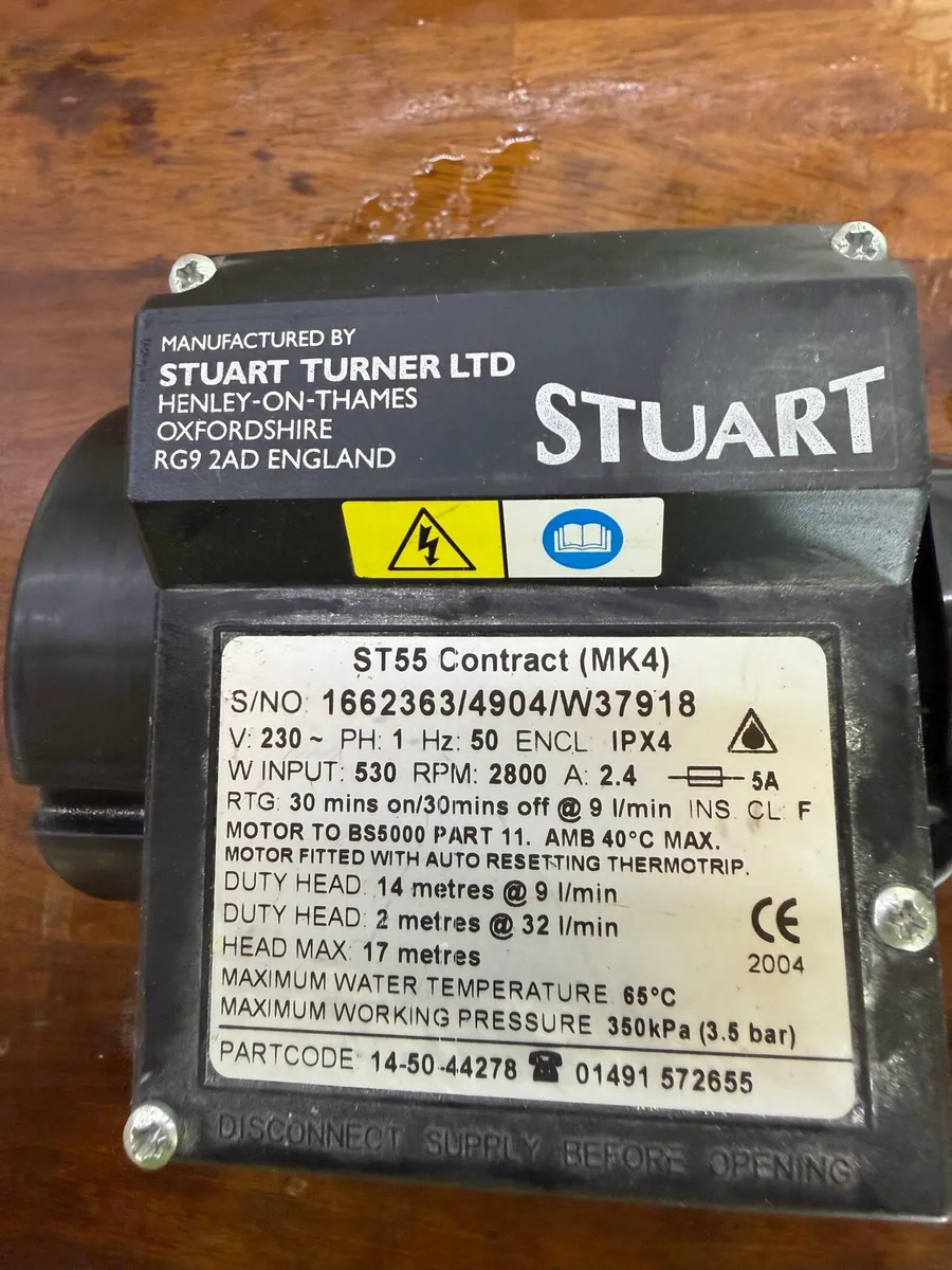 Stuart Turner ST55 Domestic Water Pump - Image 1