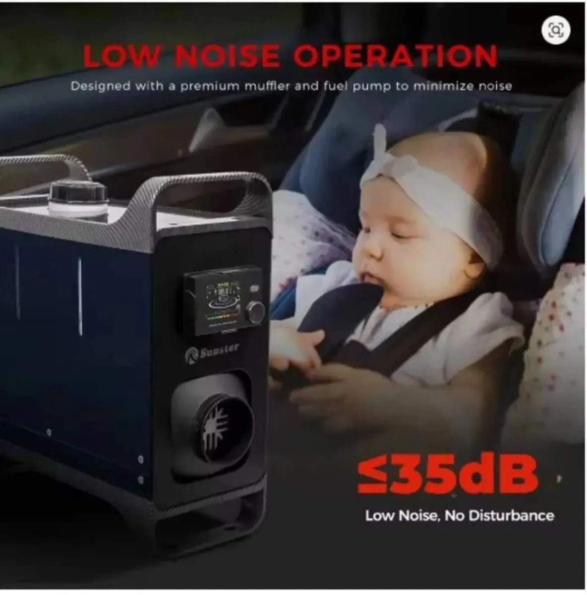 8kW Diesel Air Heater Portable Parking Heater - Image 4