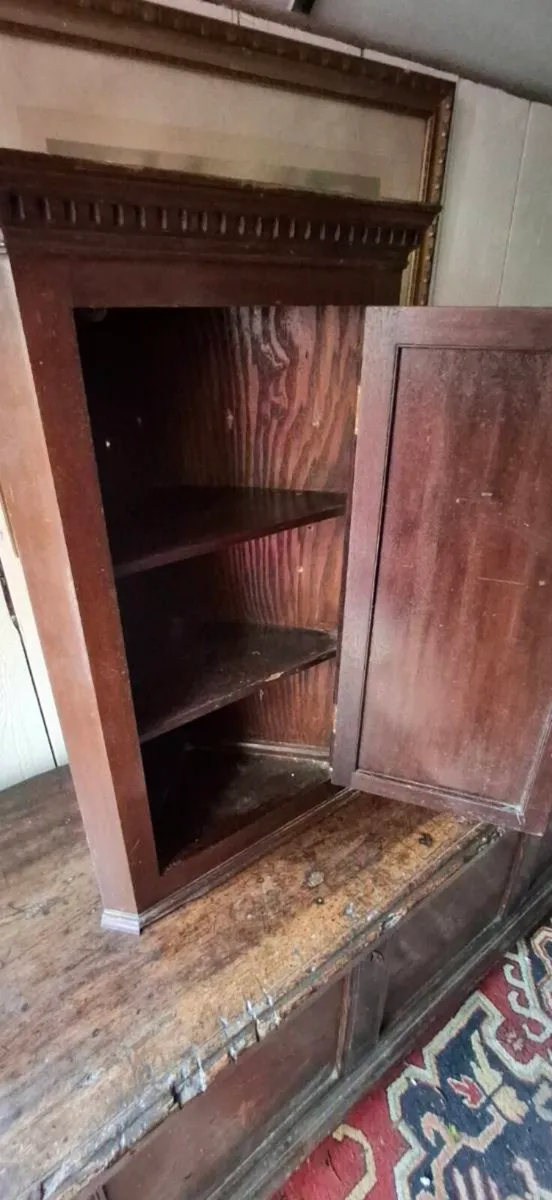 Antique Corner Cabinet - Image 4