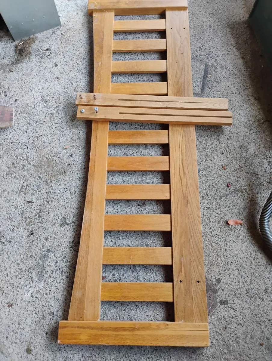 Wooden headboard