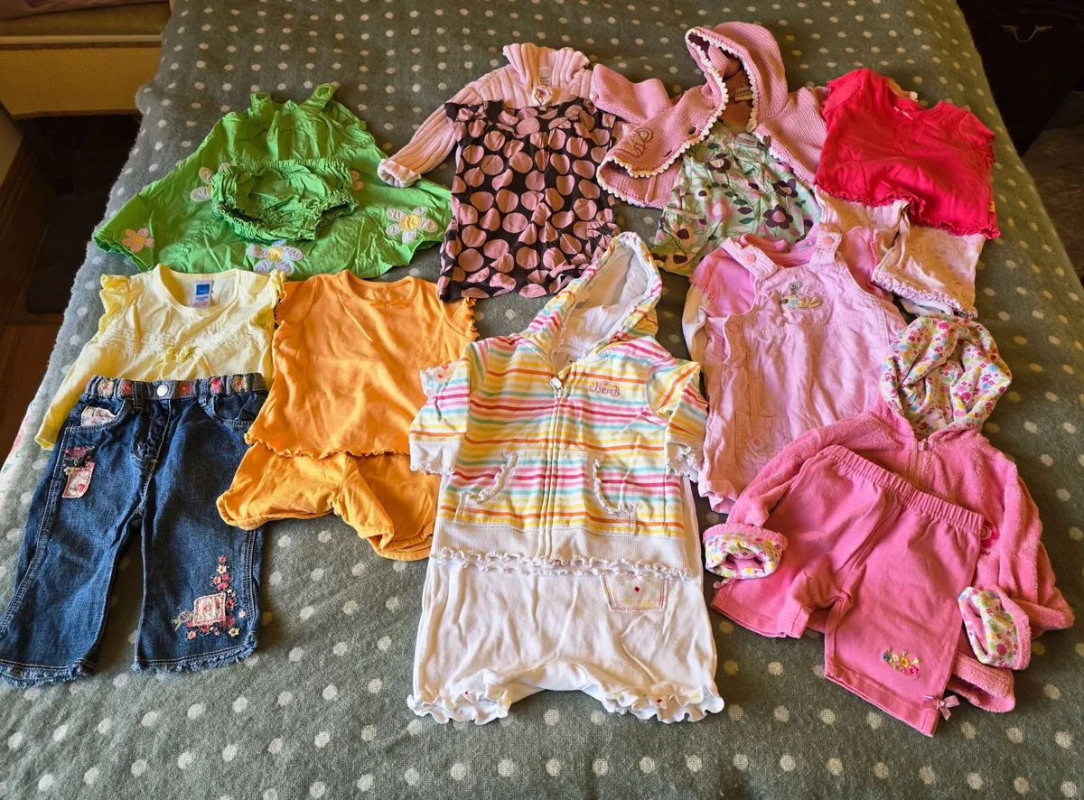 Baby clothes girl big bundle (x36) 3-6 months - Image 1