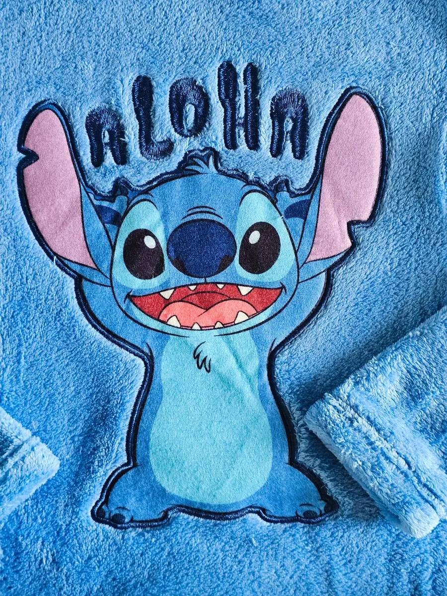 🐋Disney Stitch "Aloha" Fleece Pyjamas New - Image 2