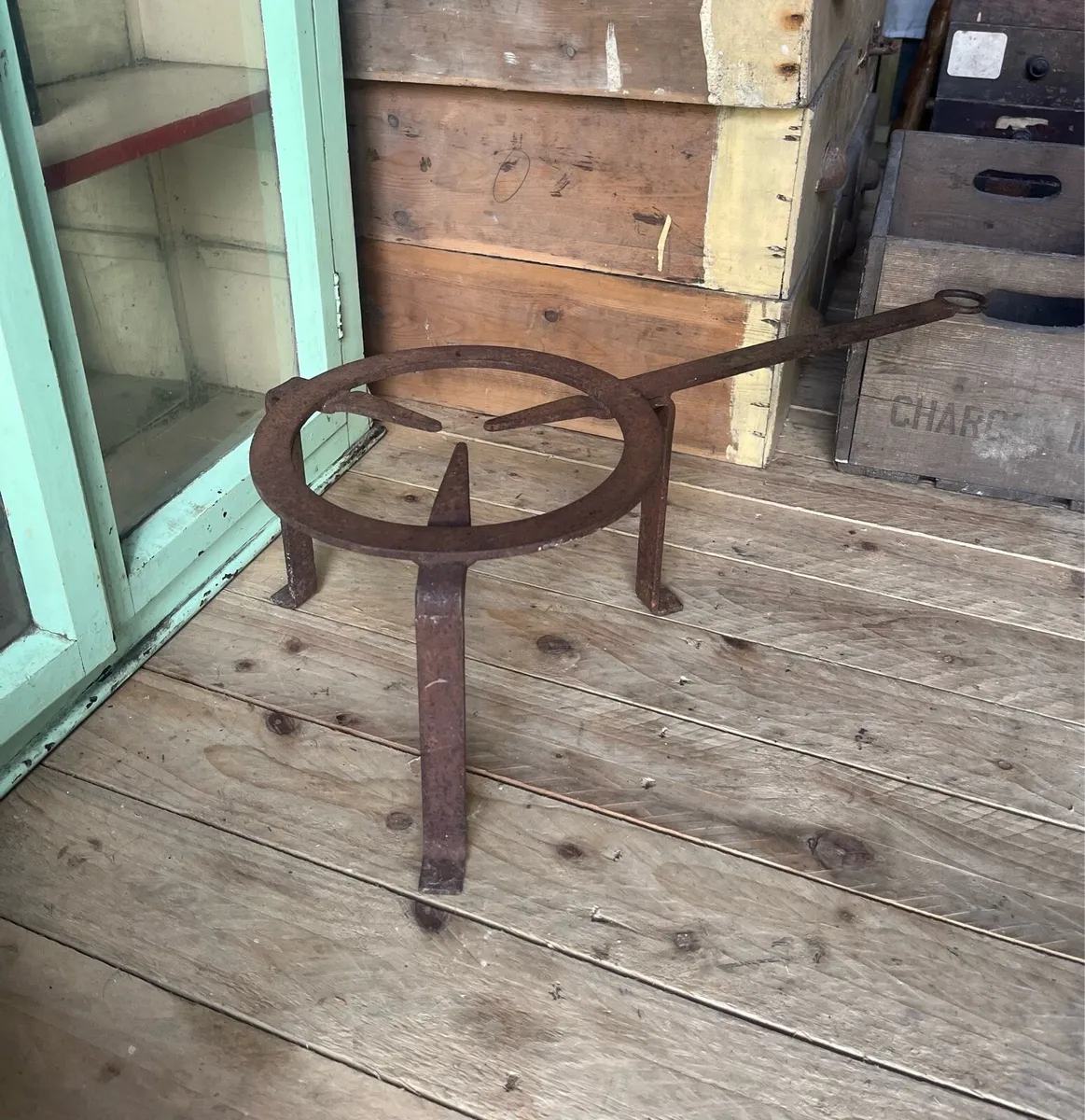 Antique Case Iron Trivet - Image 1