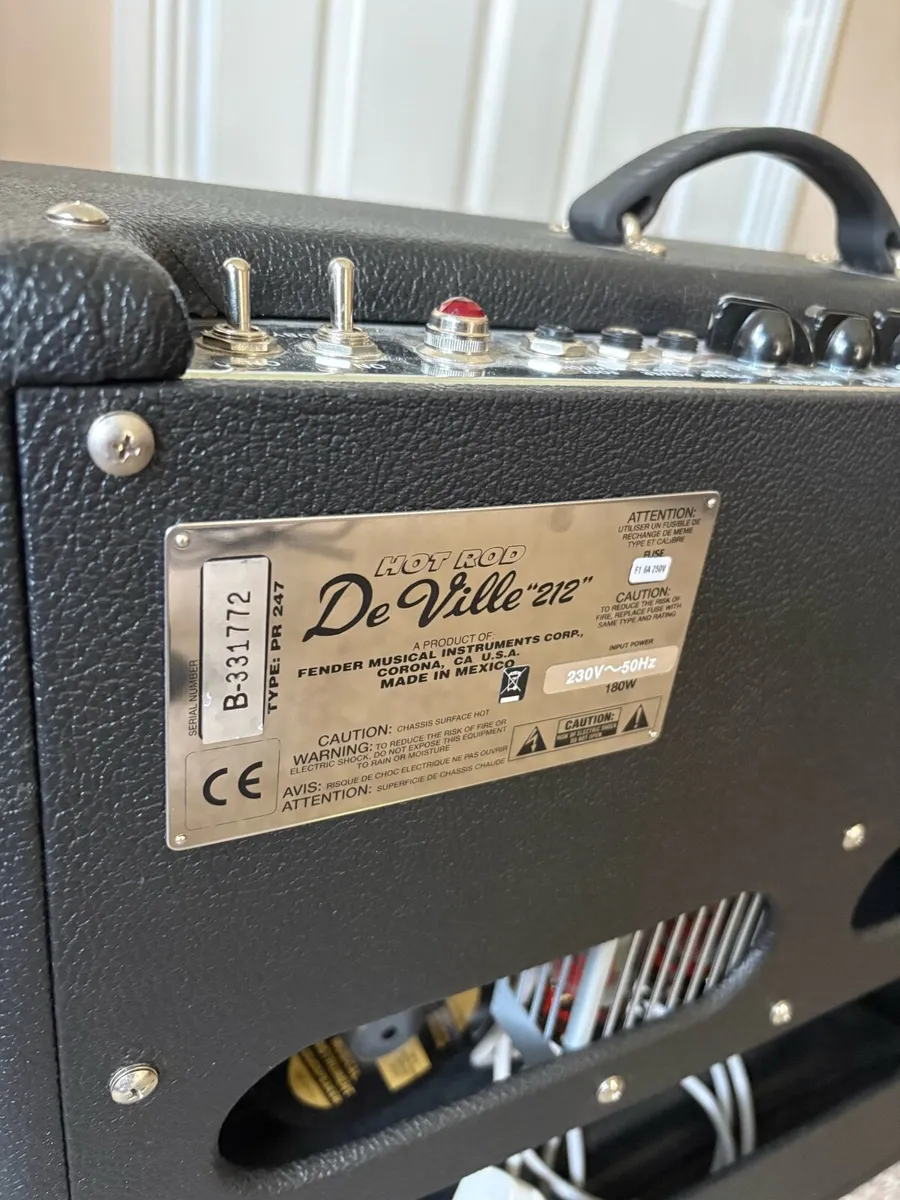 Fender Hot Rod DeVille 212 (60W All-Tube Combo - Image 2