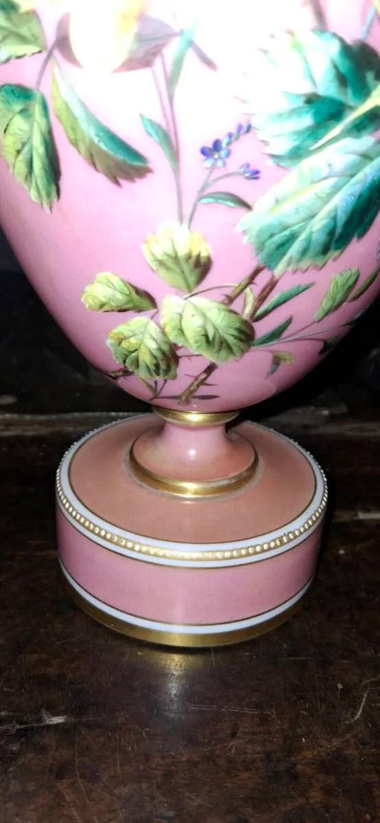 Antique Glass Urn Vase - Image 3