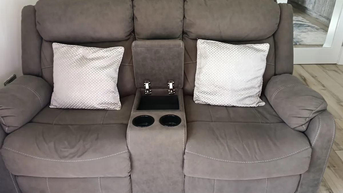 2 seater reclining sofa & armchair - Image 2