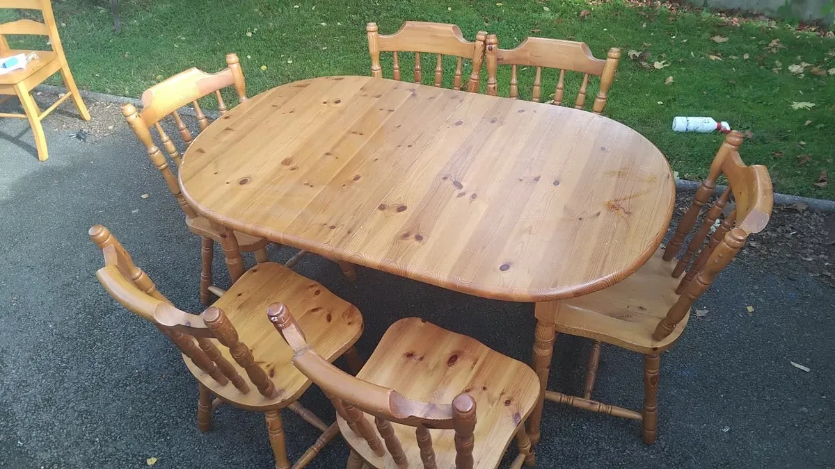 Table and chairs