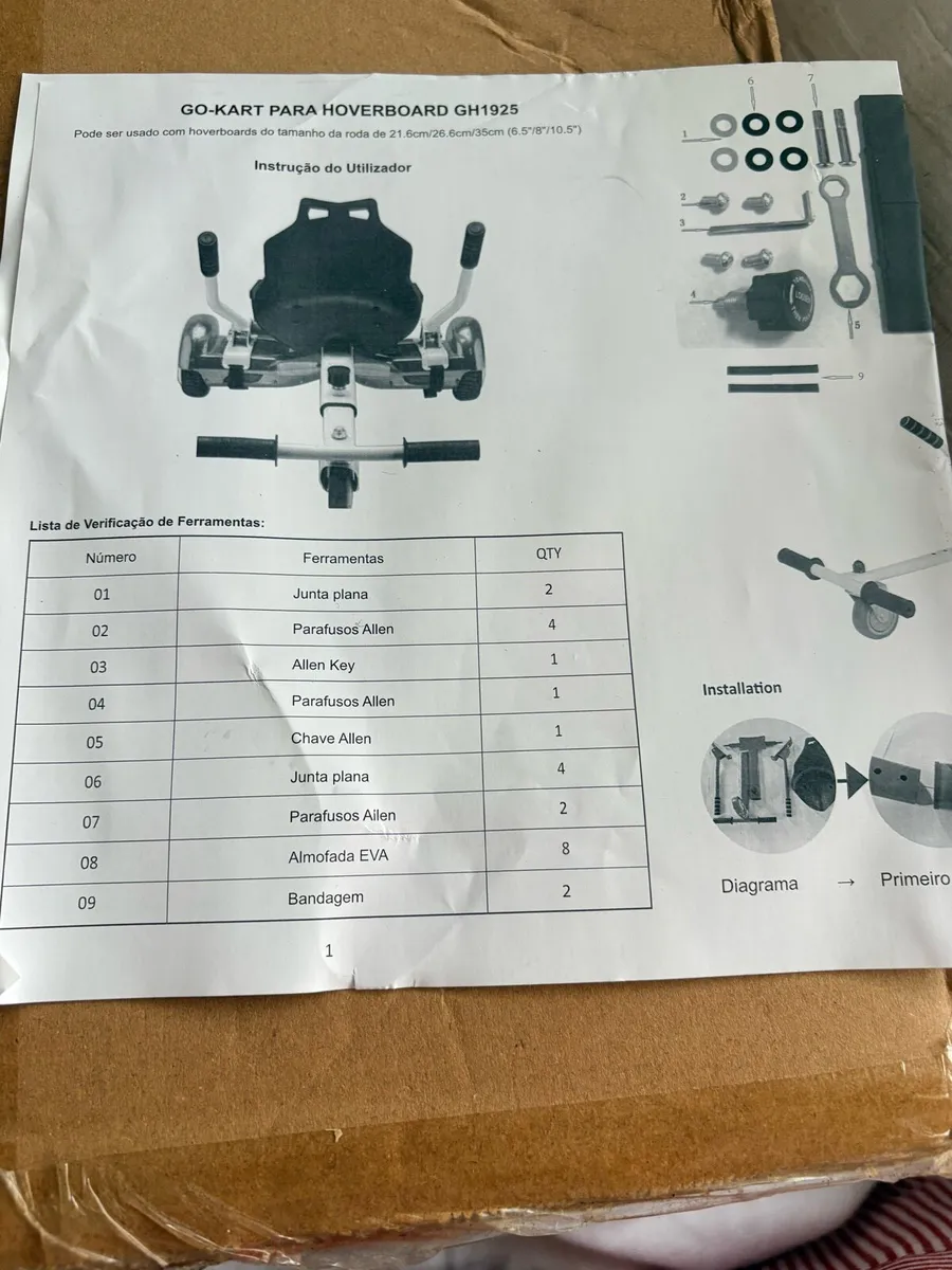 Kart for Hoverboard