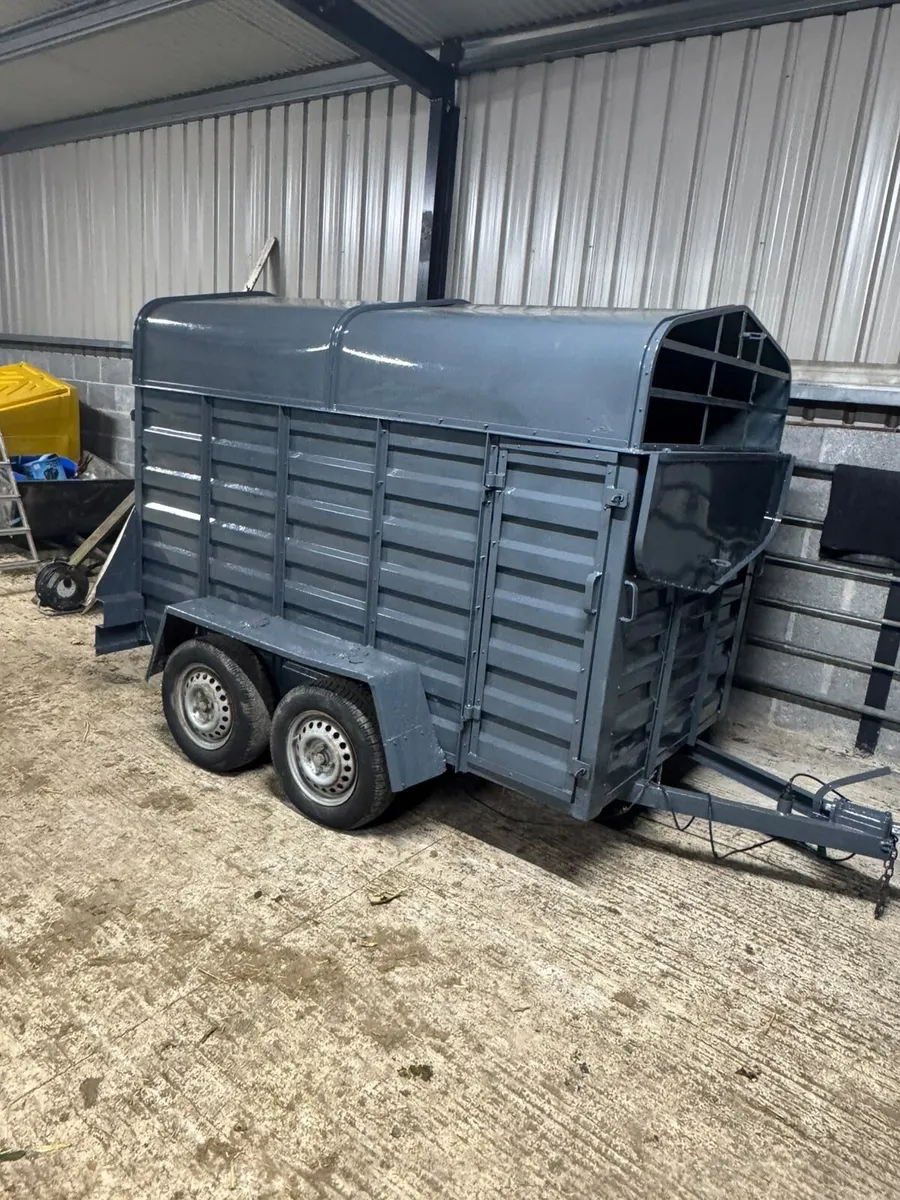 FRESH RESTORED 8X4 CATTLE TRAILER - Image 1