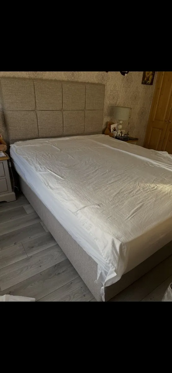 Double Bed & Headboard - Image 3