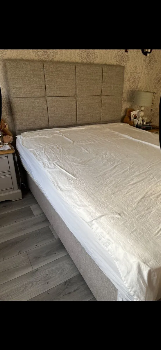 Double Bed & Headboard - Image 4