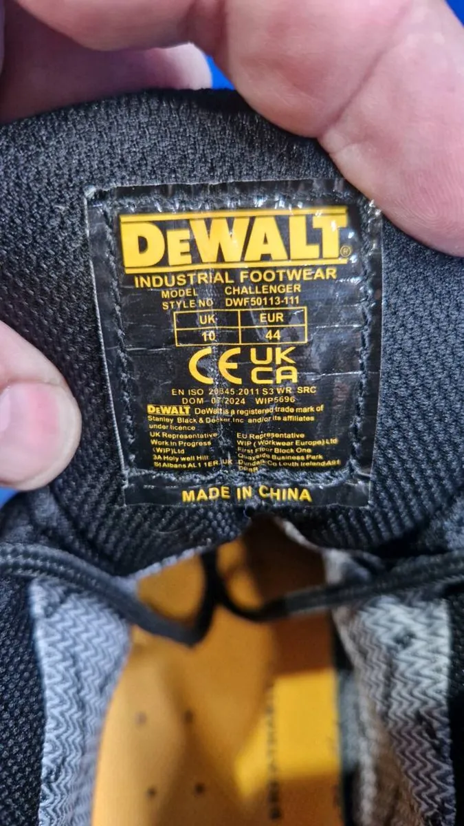 DeWalt Challenger Safety Work Boots  Suede Leathe - Image 4