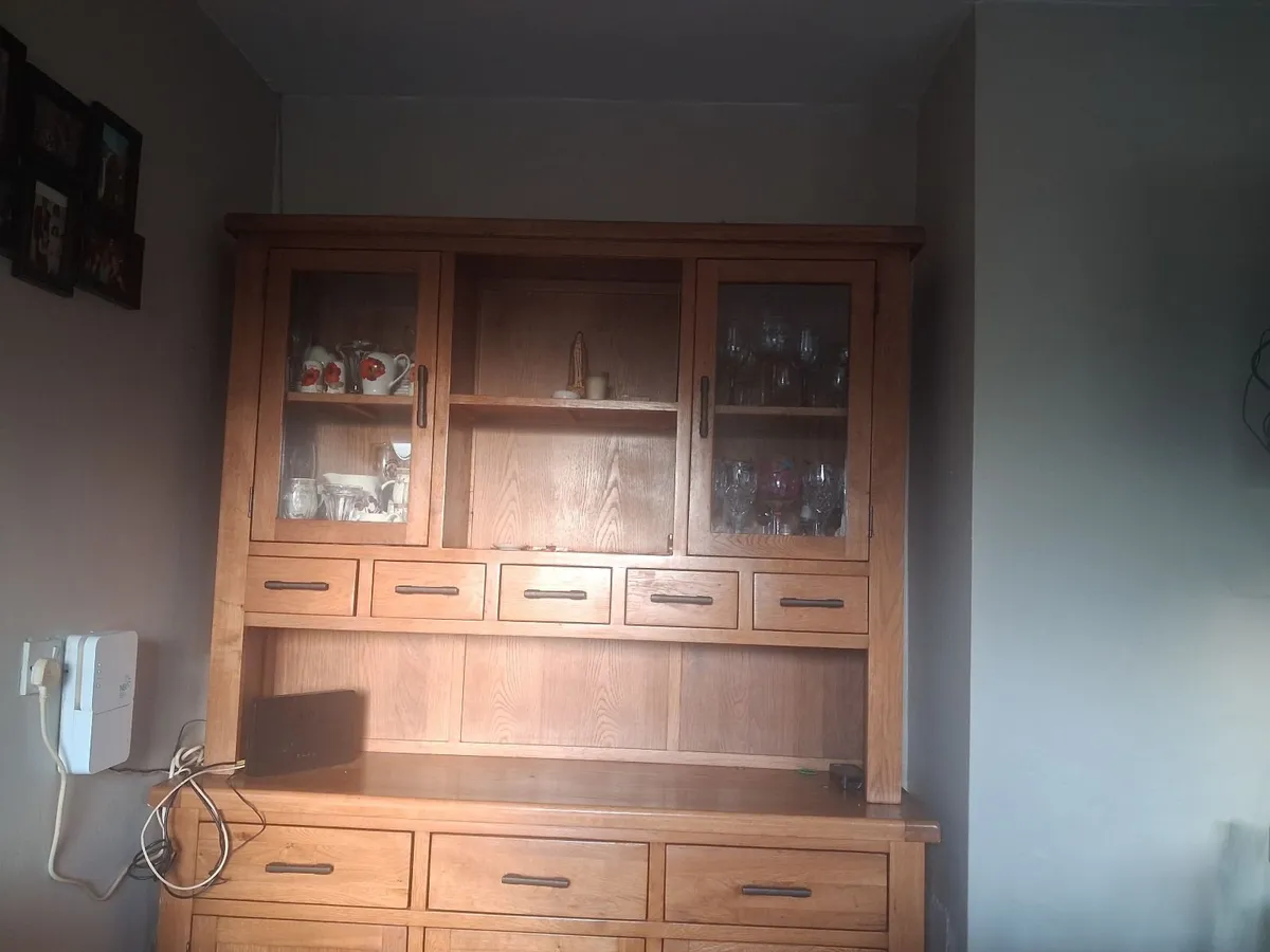 solid oak cabinet - Image 3