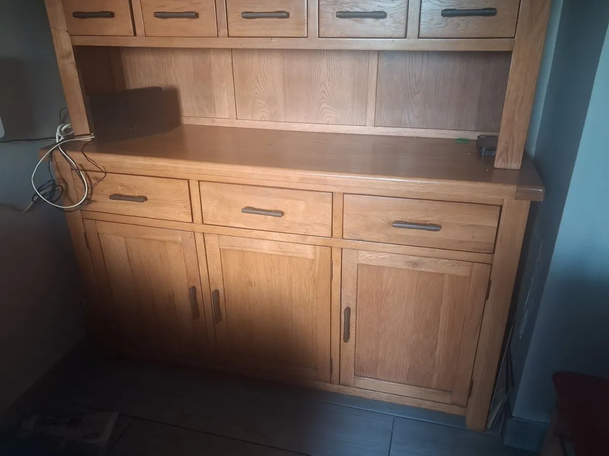 solid oak cabinet - Image 4