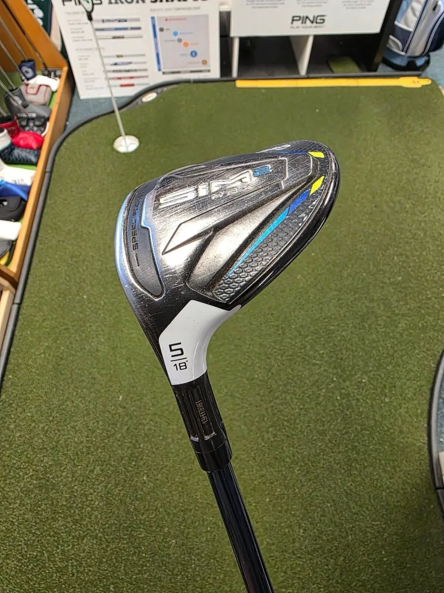Left Hand Taylormade Sim2 Max 5 Wood - Image 2