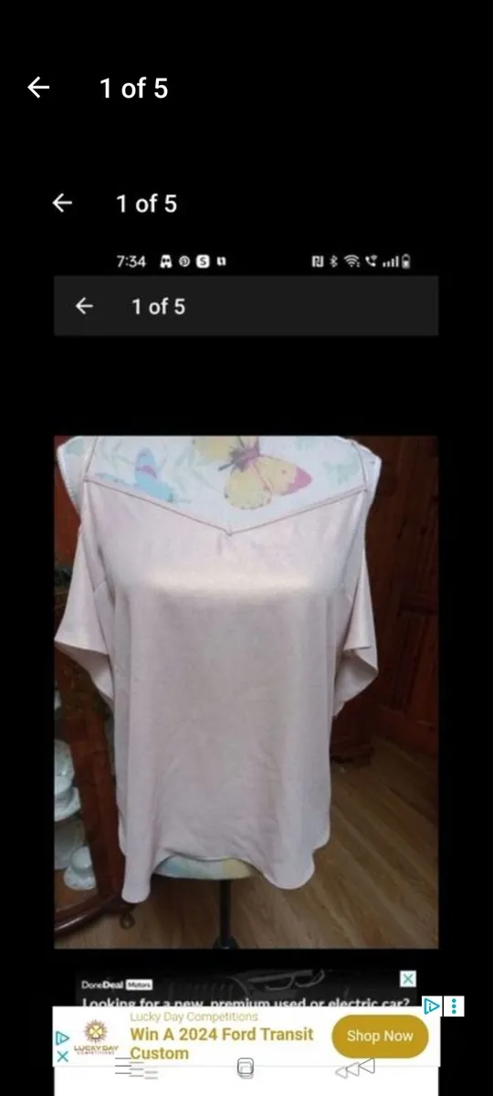 Penny's Coldshoulder sun top. New with tag's. Spar - Image 1