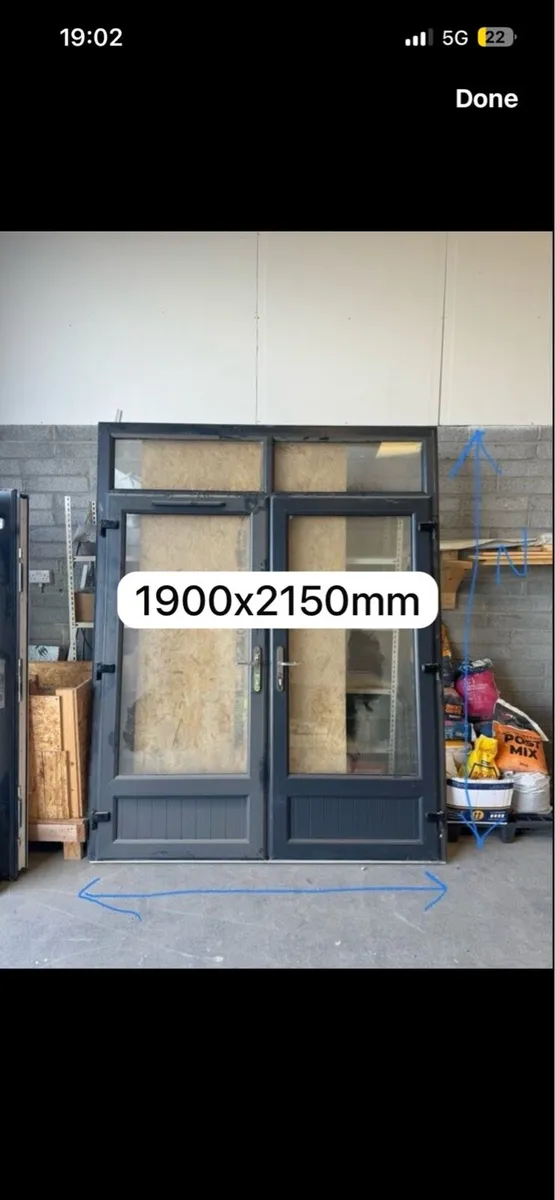UPVC BRAND NEW FRENCH DOOR HIGH QUALITY