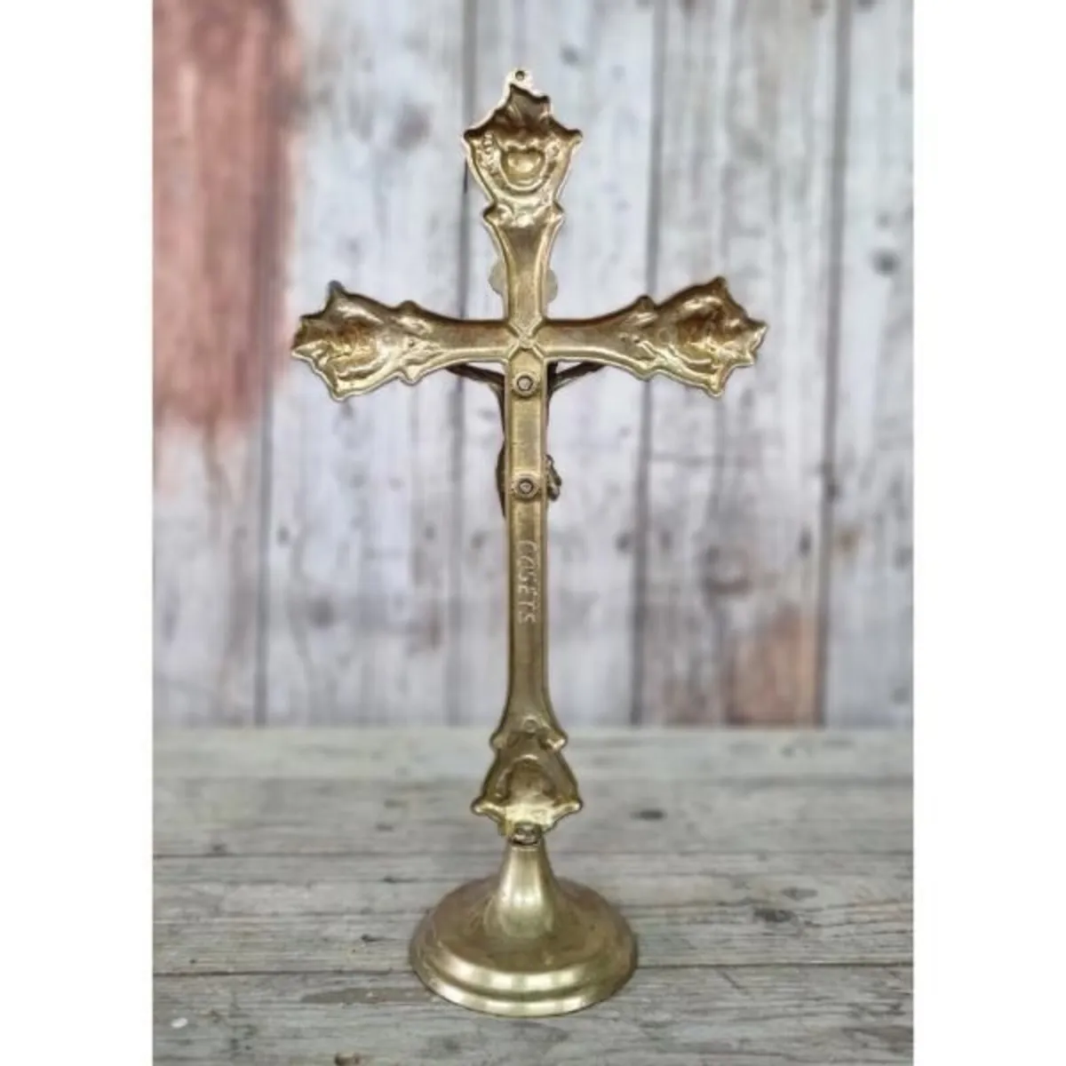 Brass Crucifix KAS1368 - Image 4