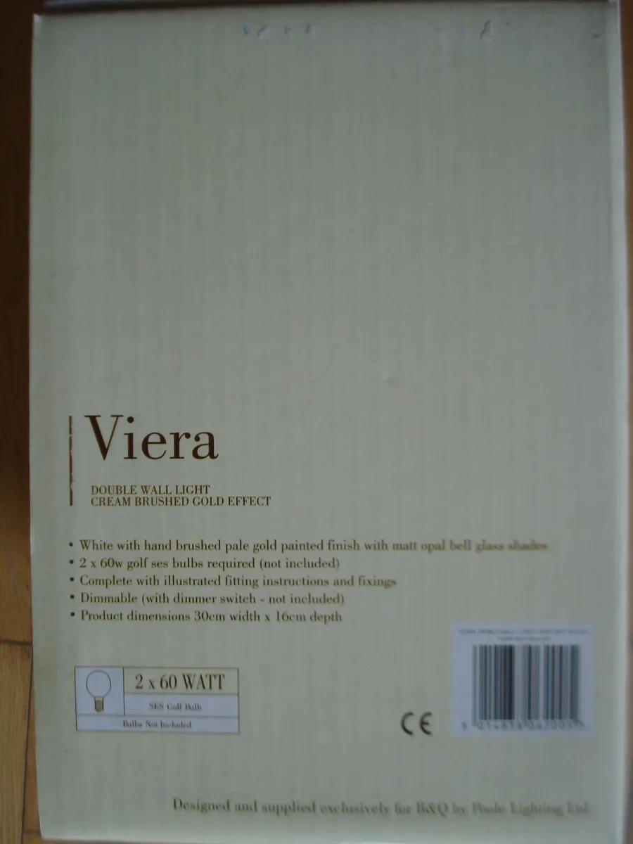 NEW VIERA DOUBLE WALL LIGHT. - Image 4