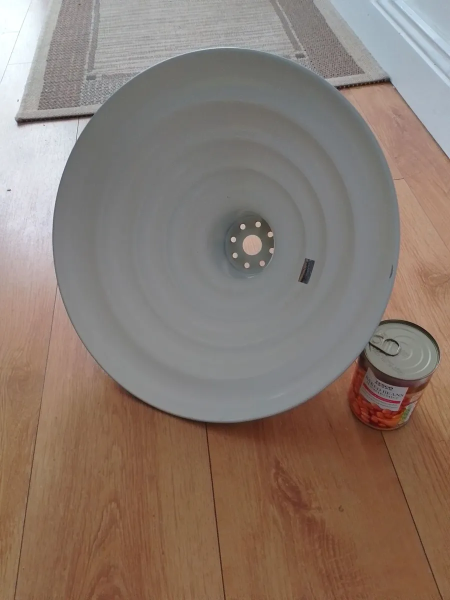 LARGE ALUMINIUM LAMP SHADE. - Image 3