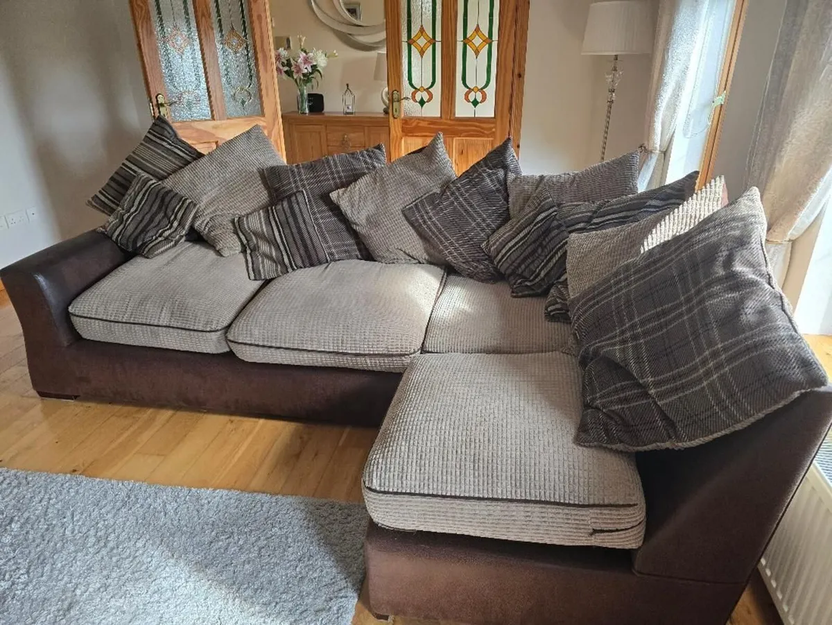 Corner L Shaped Sofa For Sale - Image 2