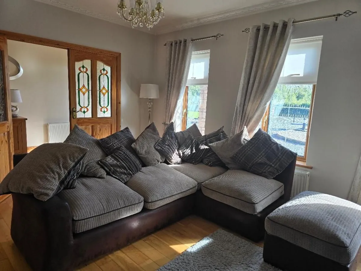 Corner L Shaped Sofa For Sale - Image 4