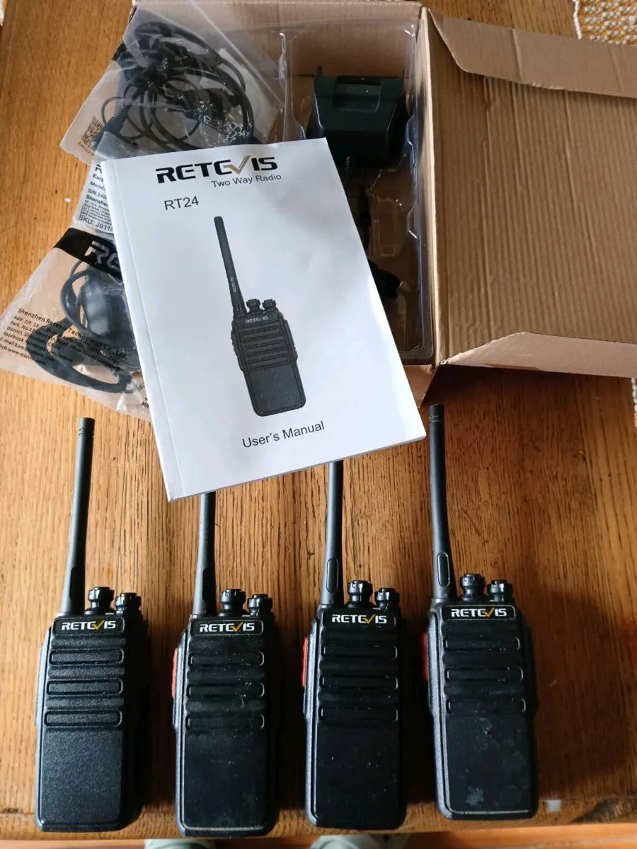 Four Walkies talkies, never used. - Image 1