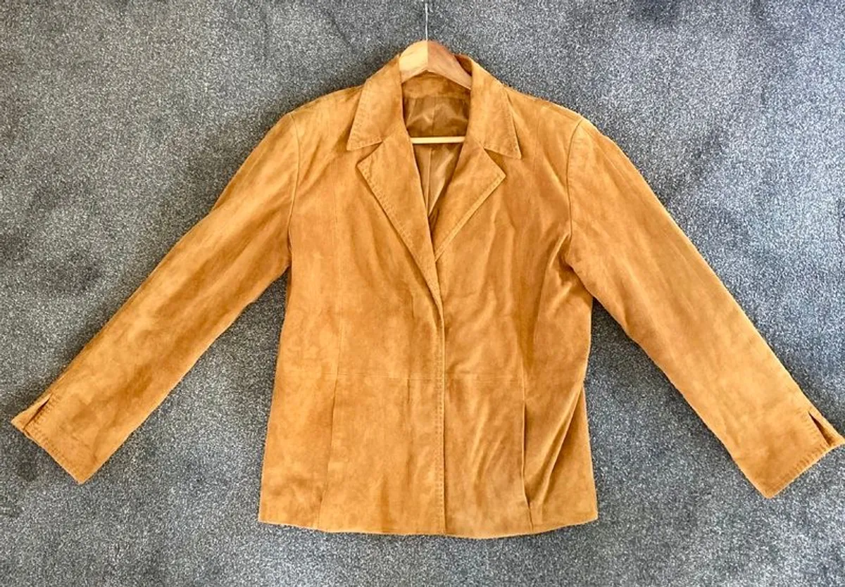 Ladies Suede Leather Jacket - Image 4