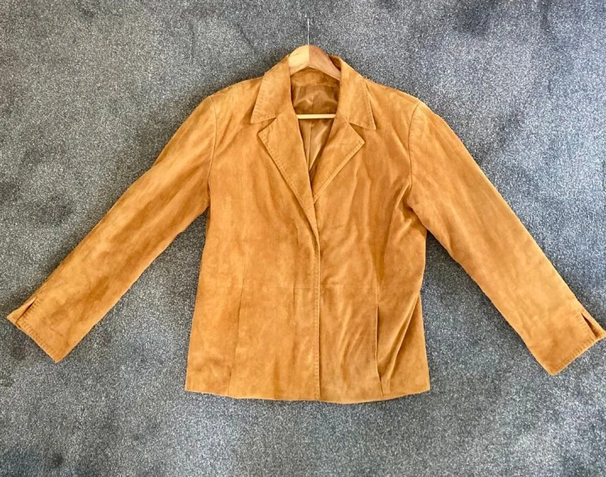 Ladies Suede Leather Jacket - Image 3