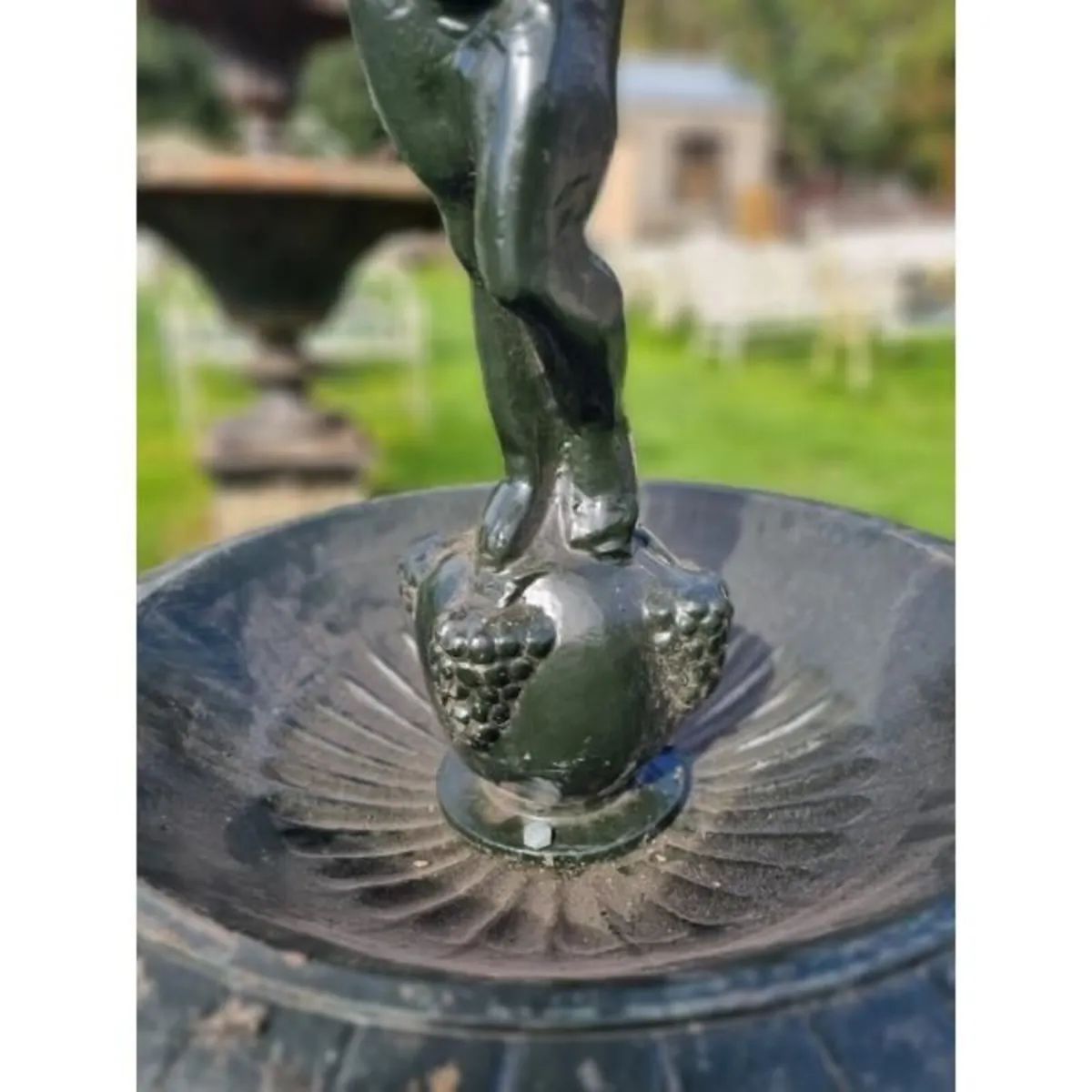 Two Tier Cherub Fountain Cast Iron CH R 091 - Image 3