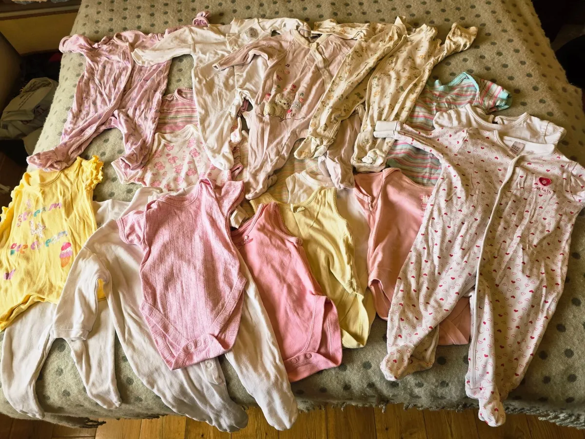 Baby clothes girl 3-6mths big bundle (x40) - Image 4