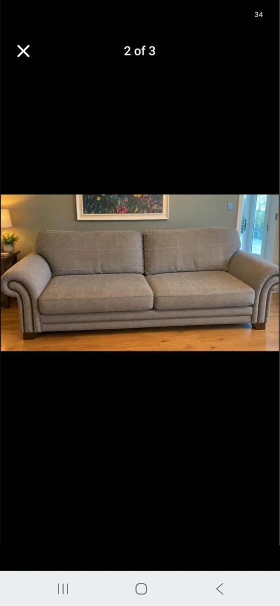 Large sofa and 2 seater - Image 2