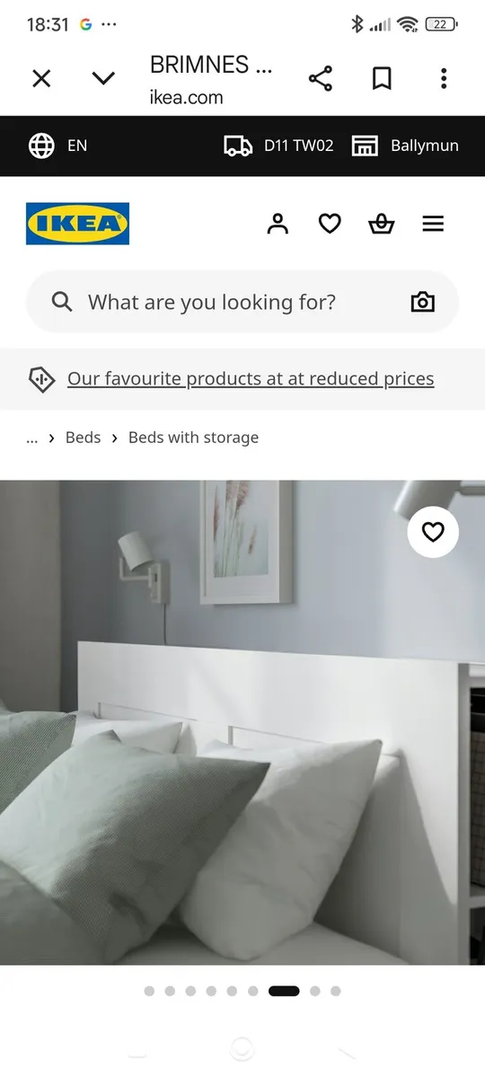 Double bed with storage - Image 3