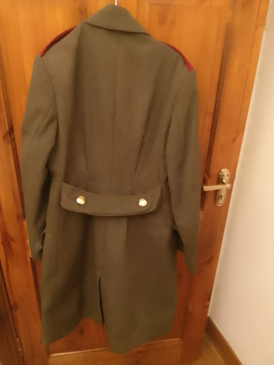 Vintage Long Army Coat - Image 2
