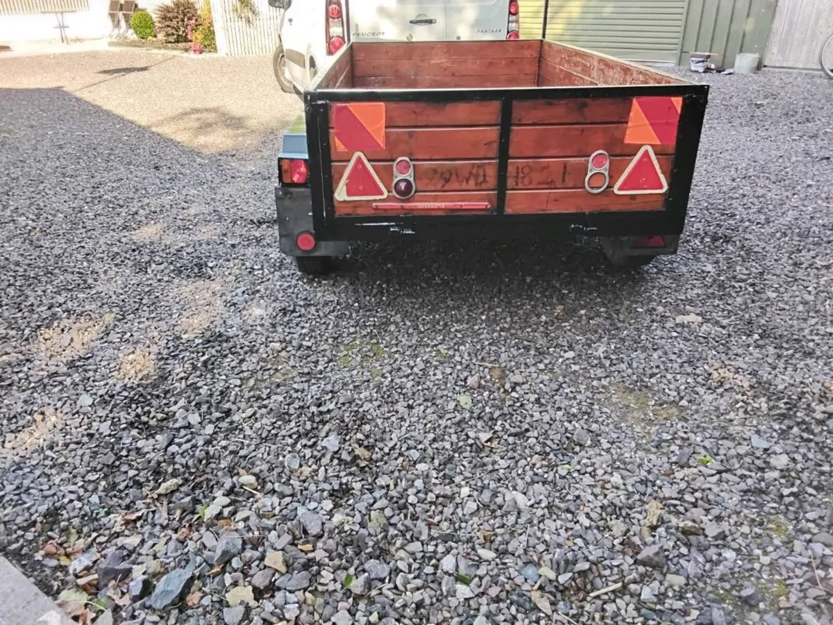 8x4 twin wheel car trailer. - Image 3