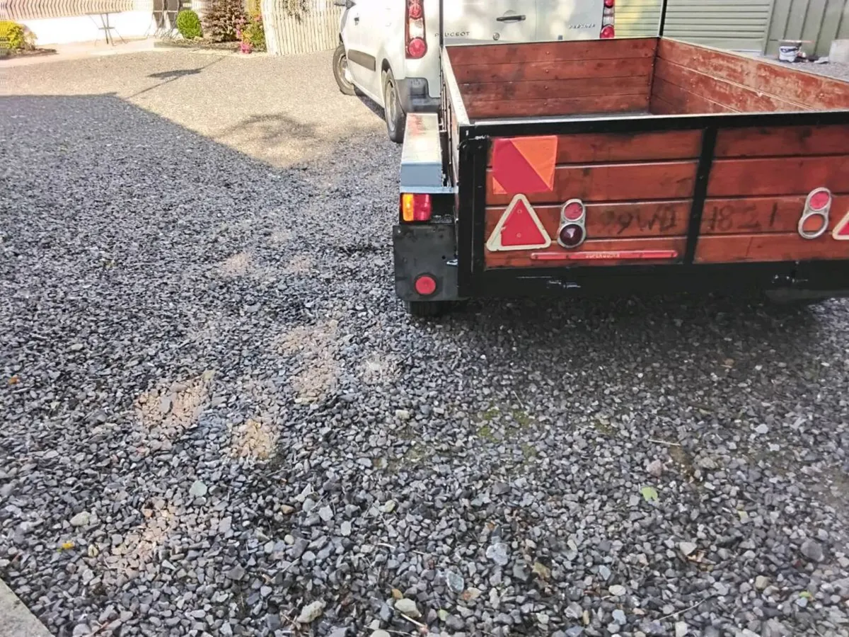 8x4 twin wheel car trailer. - Image 4