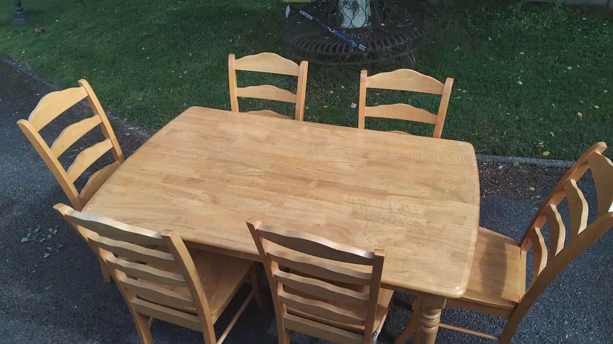 Table and chairs