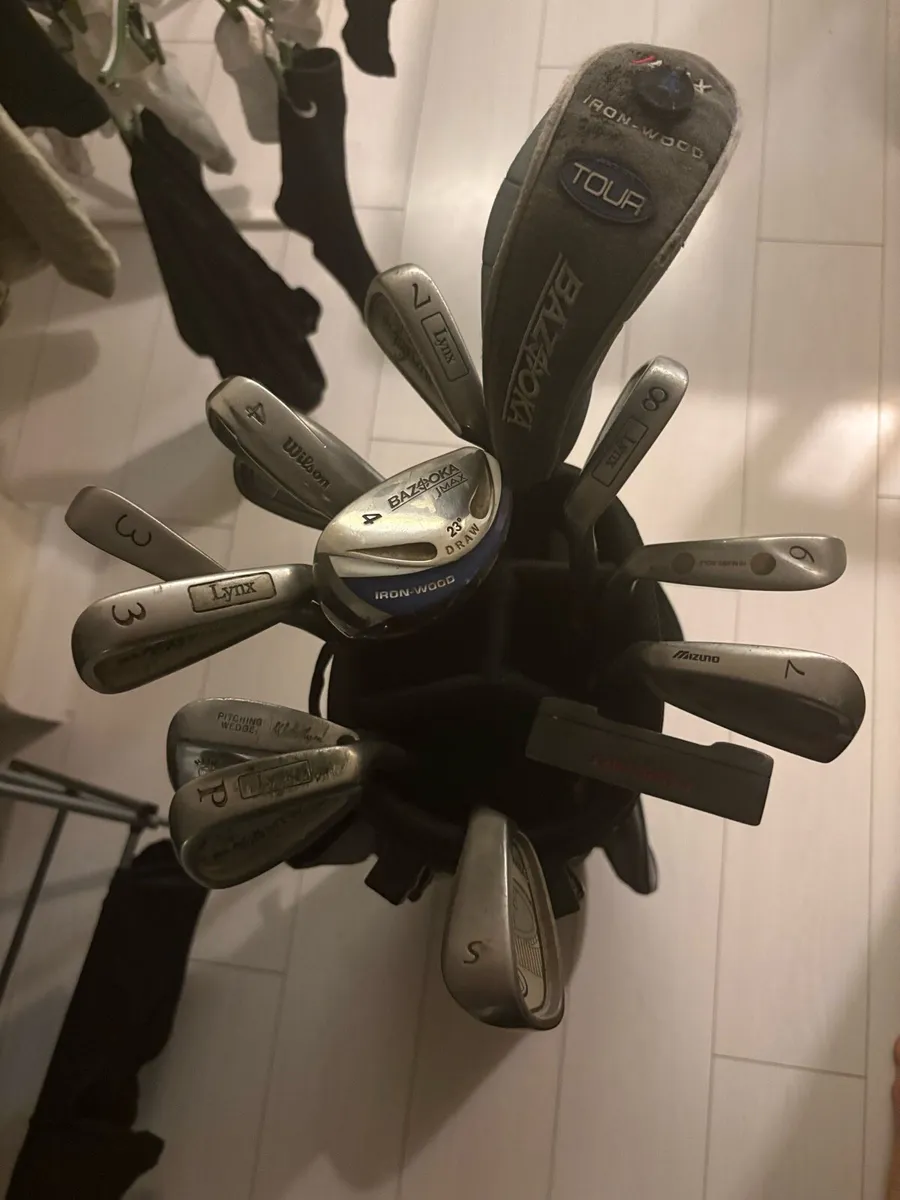 Golf clubs + Decathlon Bag - Image 1