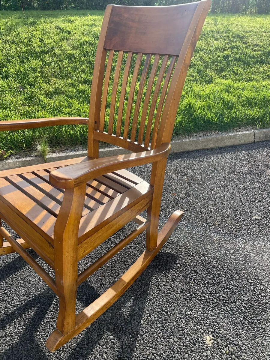 Solid Wood Rocking Chair - Image 2