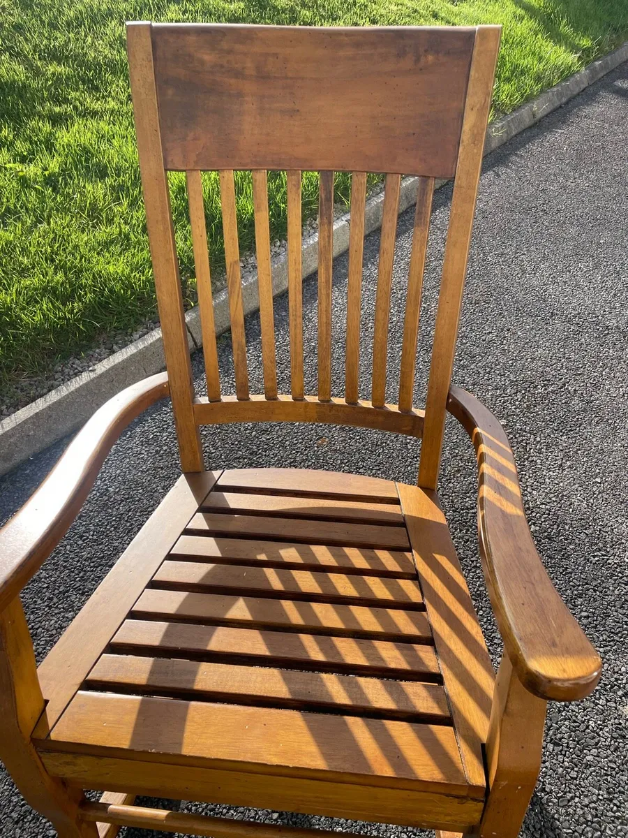 Solid Wood Rocking Chair - Image 3