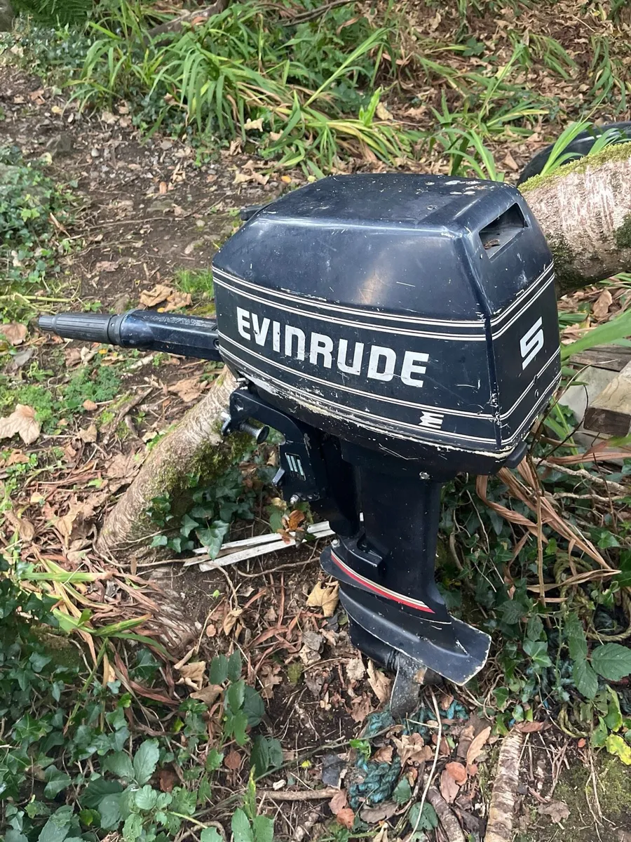 Evinrude 5hp 2 stk outboard - Image 1