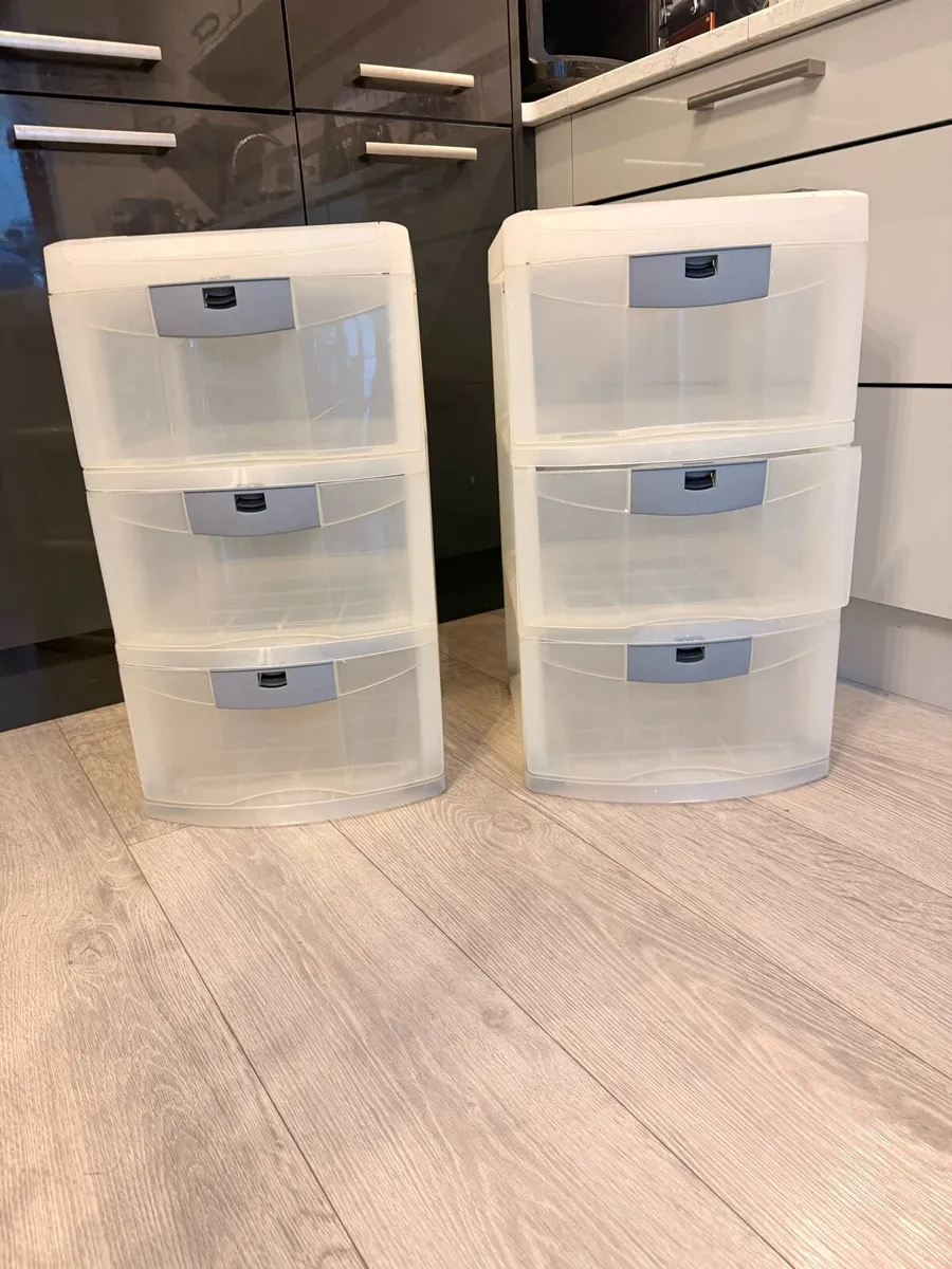 Keter Storage Units (3 drawers) - Image 1