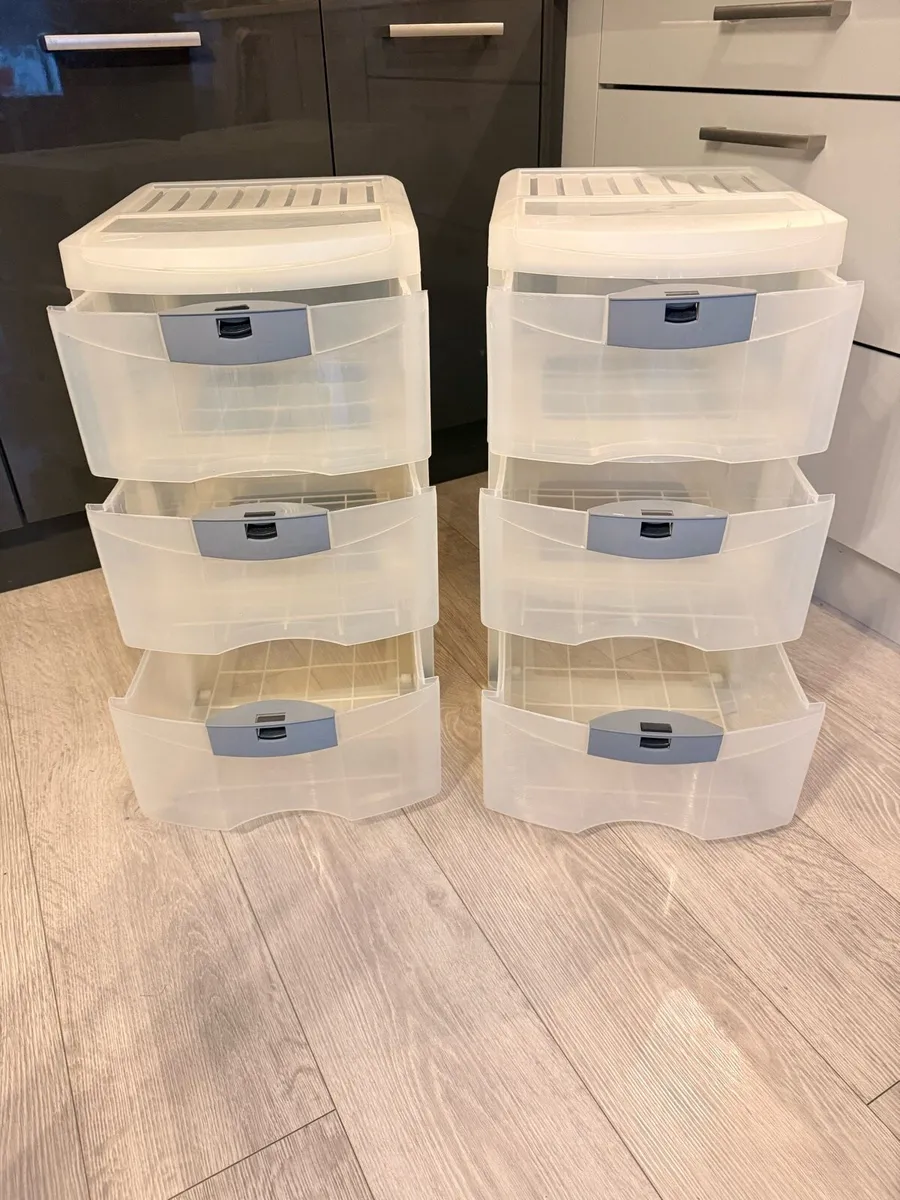 Keter Storage Units (3 drawers) - Image 2