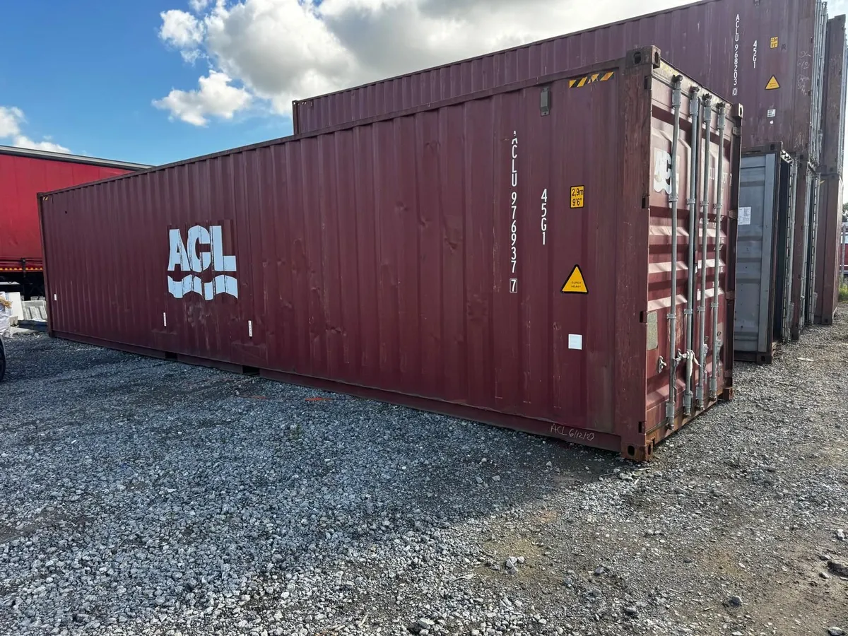 40ft High Cube Shipping Containers – €1,650 + VAT - Image 4