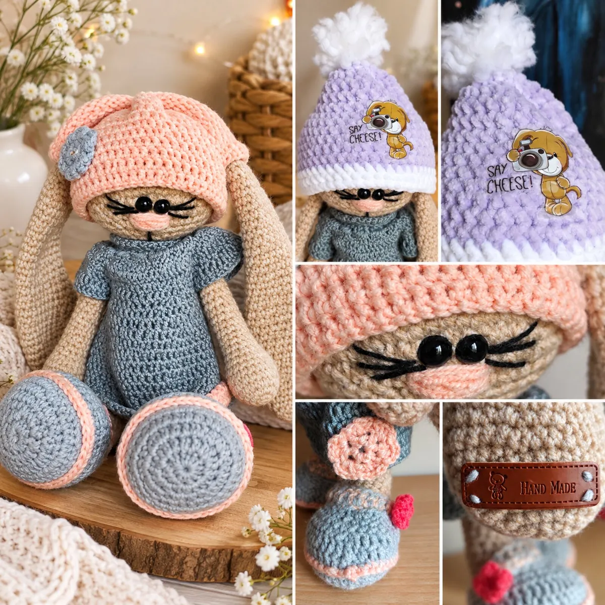Handmade Crochet Bunny - Image 2