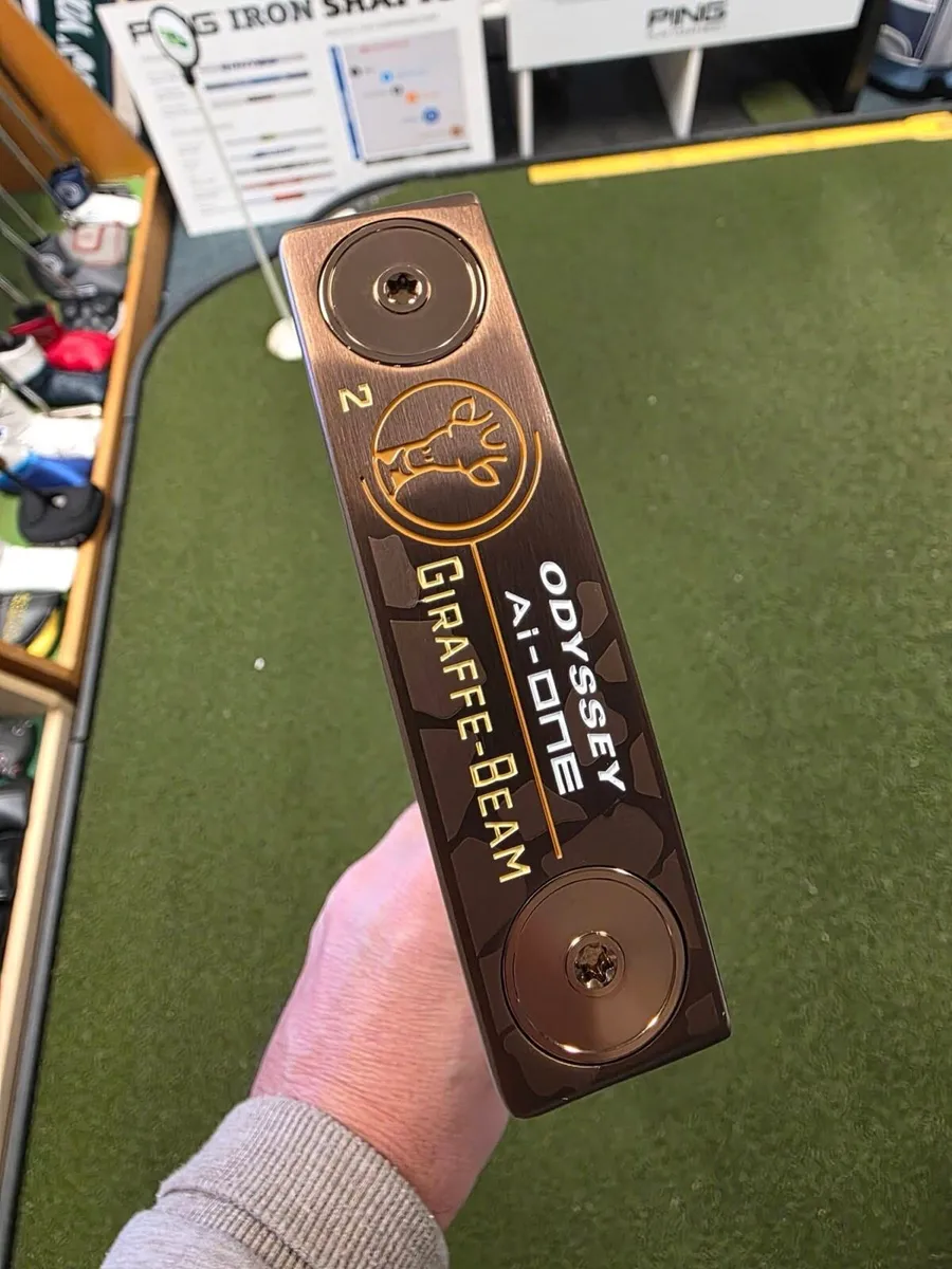 New Odyssey Ai-One Giraffe Beam Milled Putter - Image 1