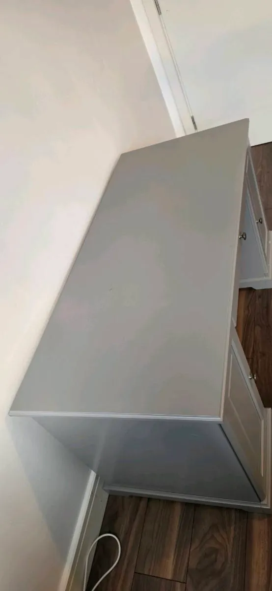 FREE IKEA LIATORP Desk – Grey – Good Condition - Image 2