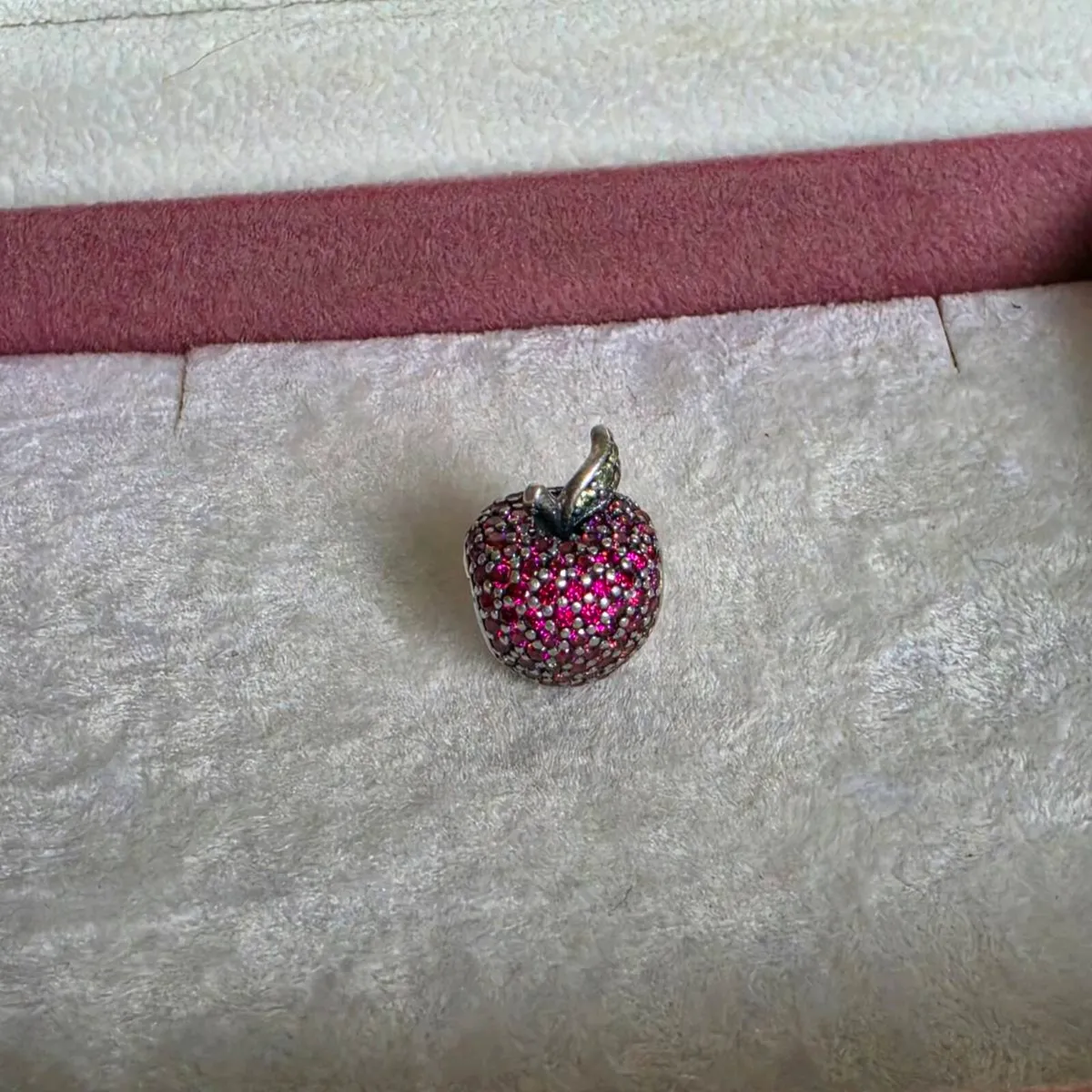 PANDORA  apple pave charm perfect condition - Image 1